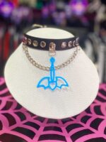 Choker Bat Turquesa