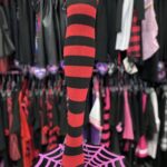 Bucaneras Rayadas rojo y negro