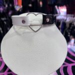 Choker Corazon Blanco y Negro