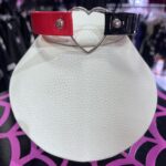 Choker Corazon Charol Rojo y Negro