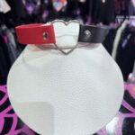 Choker Corazon Mate rojo y negro