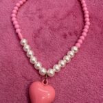 Collar Corazon Plastico