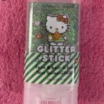 Glitter Hello kitty Green