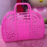 Canastita plastica Rosa