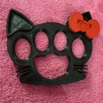 Manopla Hello kitty 3D Negra