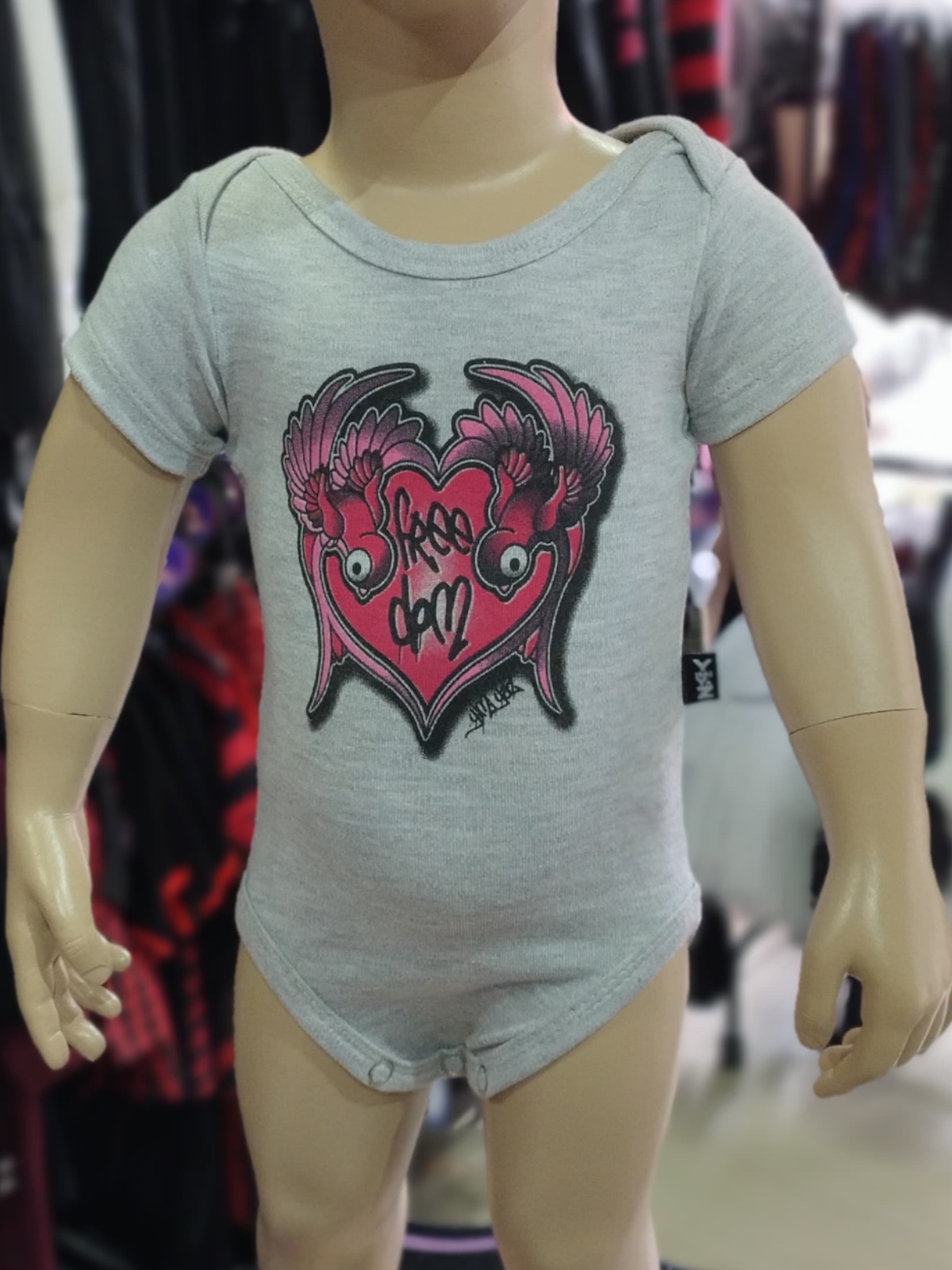 Body Golondrinas Gris