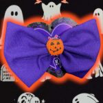 Moño Colita Pumpkins Violeta