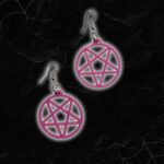 Aros pentagrama rosa