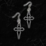 Aros cruz goth