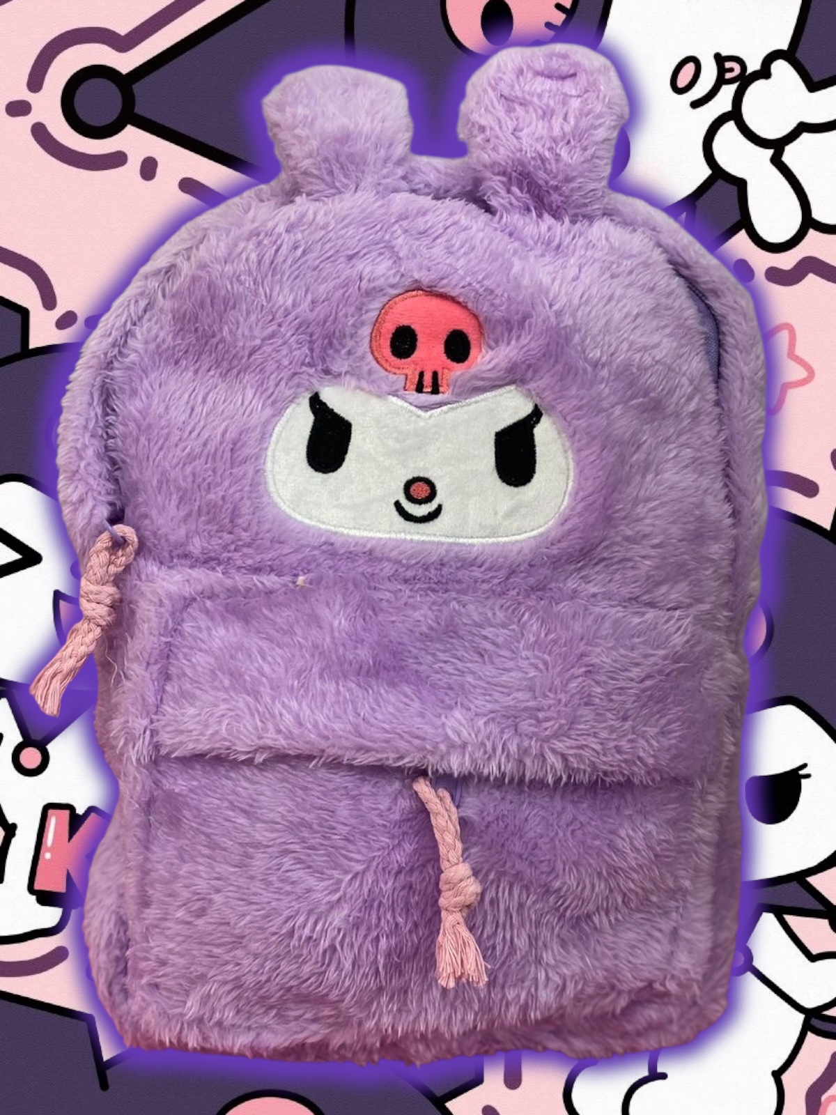 Mochila Kuromi Lila