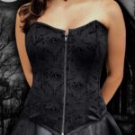 Corset Brocato Negro