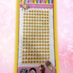 Gemas para rostro Doradas