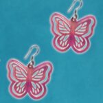 Aros acrilico Mariposa