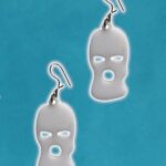 Aros acrilico pasamontañas blanco