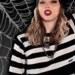 Sweater Crop Rayado ByN