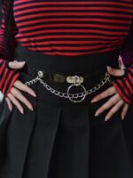 Cinto Fino charol Cadenas - Imagen 2