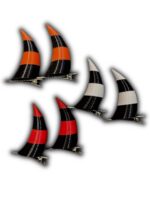 Cuernitos 3D rayados - Imagen 2