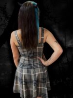 Vestido Escoces Gris Oscuro - Imagen 2