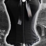 Corset Bengalina Con Cinta Fruncida