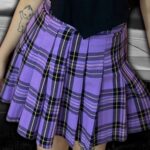 Pollera Escoces Violeta