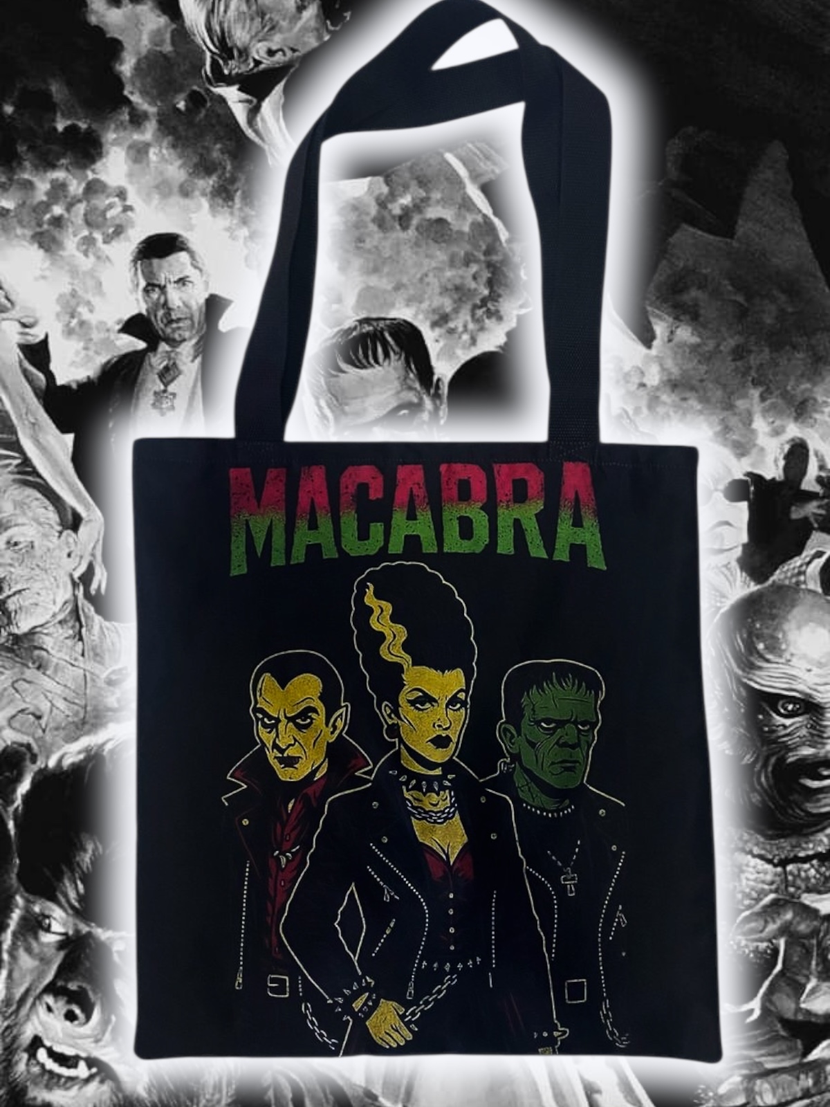 Tote Bag Macabra Monsters