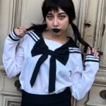 Camisa Seifuku Blanca Mangas largas