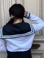 Camisa Seifuku Blanca Mangas largas - Imagen 2