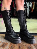 Botas Acordonadas Goticas - Imagen 3