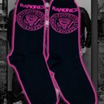 Medias 3/4 Ramones Rosa