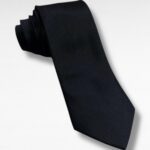 Corbata Negra Lisa