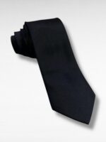 Corbata Negra Lisa