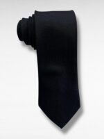Corbata Negra Lisa - Imagen 2
