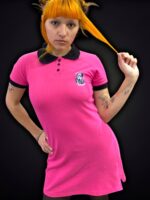 Vestido Pique Fucsia