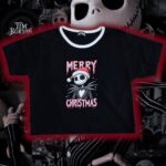 Crop top Jack navideño