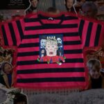 Crop top rayado home alone