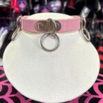 Choker rosa triple pretal