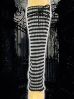 Polainas rayadas con lazo - Imagen 3