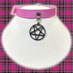 Choker Holografico Pentagrama
