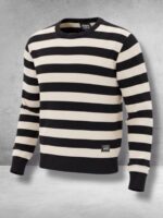 Sweater rayado Blanco y Negro - Imagen 2