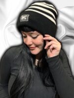Gorro Lana Rayado byn