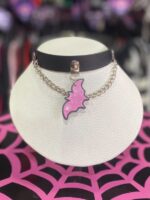 Choker Bat Rosa Monster