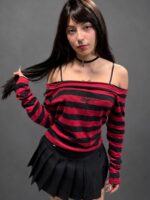 Camiseta Ara Roja y negra