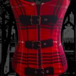 Corset Bengalina Escoces Rojo