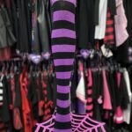 Bucaneras Rayadas negro y violeta